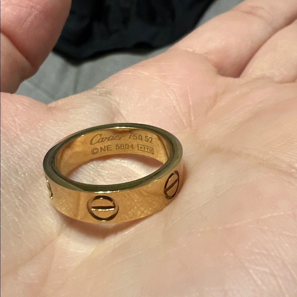 Gold Love Ring